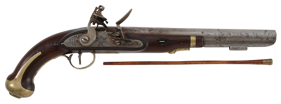 1807 Harpers Ferry Model 1805 Flintlock Pistol